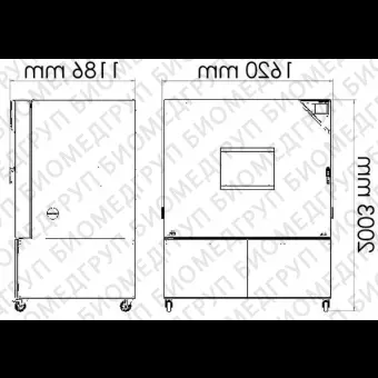 Камера испытательная теплохолод, 40...180С, MK720, 734 л, Binder, 90200377