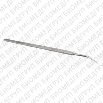 Игла для диссекции игла секционная, рукоятка и игла  нерж. сталь, изогнутая, длина 140 мм, Bochem, 12035