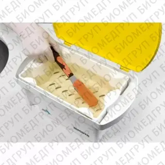 Hygobox жёлтый дезинфекционный контейнер для слепочных ложек. Durr Dental, Германия. Durr Dental AG Германия