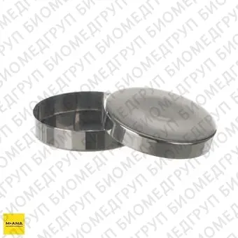 Чашки Петри, d 100 мм, нержавеющая сталь, h 15 мм, 1 шт., Bochem, 8541