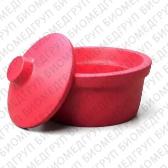 Емкость для льда и жидкого азота 2,5 л, красный цвет, круглая с крышкой, Round, Corning BioCision, 432131