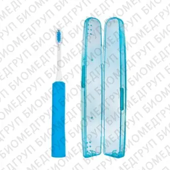 Hapica Minus iON Case ионная звуковая зубная щетка, голубая