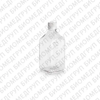 Бутыль 2 л, ПЭТГ, d горла внутренний 39 мм, стерильная, для чистых помещений, квадратная, 1 шт/уп, 12 шт/кор, Thermo FS, 3820192000