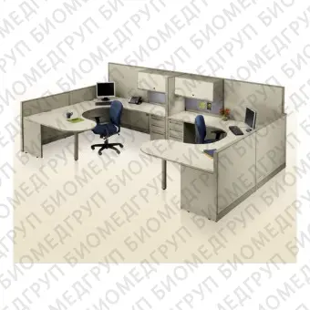 Рабочий стол для офисов открытого типа System 3000