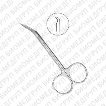 Ножницы хирургические угловые для снятия швов Nahtschere,115 мм
