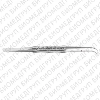 DX061R  пинцет стоматологический, анатомический, серия Ergoperio, изогнутый, длина 175 мм