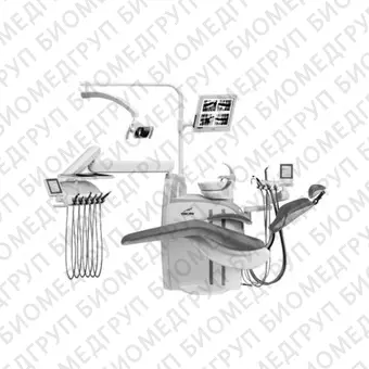 Diplomat Adept DA380  стационарная стоматологическая установка с нижней подачей инструментов