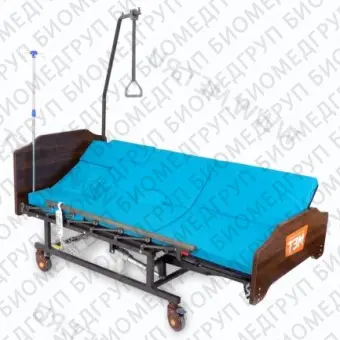 Медицинская кровать с USB для лежачих больных с электротуалетом и электропереворотом