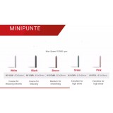 Полир MINIPUNTE универсальный для обработки трудных поверхностей, 1шт. Reddish Stone (N11UJW 3 мм х 24 мм Белый Миниконус)