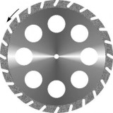 Диск алмазный (Круг зуботехнический) Гипс 8 отверстий 1шт. (322524450-G (45мм))