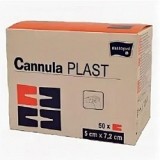 Стерильная повязка  для фиксации канюль, 5 х 7,2см, Сannula plast, 50 шт